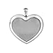 Aromatherapy Essential Oil Diffuser Necklace Heart Pendant Stainless Steel Locket Pendant with 24 Inch Chain