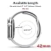 Apple Watch Band 42mm, Covery Soft Silicone iWatch Sport Band for Apple Watch Series 2 Series 1 42mm All Models M/L Size (White)
