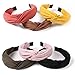 6 Pack Wide Plain Headbands,Unime Twist Knot Turban Headband Yoga Hair Band Fashion Elastic Hair Accessories for Women and Girls,Children 6 Colors
