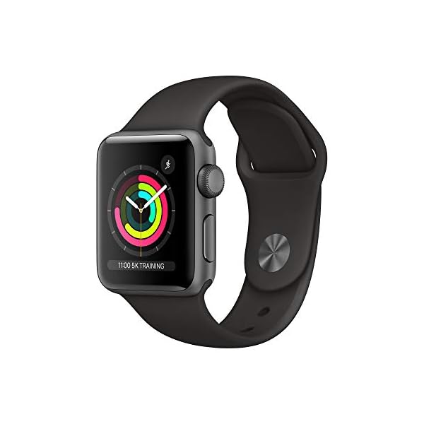 Apple Watch Series 3 (GPS, 38mm) - Space Grey Aluminum Case with Black Sport Band