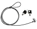 Laptop Cable Lock - 4ft Cable - 2 Keys - Notebook & Computer Security Anti-Theft PC Locking Kit