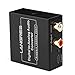LANGREE DAC Digital Optical Coaxial to Analog Stereo Audio Converter, Digital to Analog Adapter Support 192KHz/24bit with Optical Cable and USB Cable for Xbox PS4 Home Cinema Systems AV Amps Apple TV
