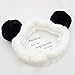 M-FIT Cute Beauty Headband Panda with Fluffy Ball Ear, Makeup Hairband for Baby&Women.