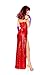 Roma Costume 2 Piece Women Roleplay Party Wear Rabbits Lover Red - Small