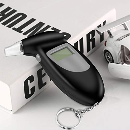 Professional Grade Breath Alcohol Tester Portable Digital Breathalyzer Key Chain Alcohol Detector