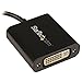 StarTech.com USB C to DVI Adapter - Black - 1920x1200 - USB Type C Video Converter for Your DVI D Display/Monitor/Projector - Upgraded Version is CDP2DVIEC (CDP2DVI)