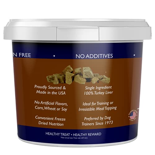 Stewart ProTreat, Freeze Dried Turkey Liver Dog Treats, Single