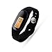U-Trak 3D Pedometer Sport Wristband IP67 Waterproof Fitness Tracker with Accurately Track Steps/Distance/Calories,Exercise Time,Clock (No App,No Phone need) for Walking Running (Black)