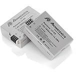 Powerextra 2 Pack 7.4V 1800mAh Li-ion Replacement Canon LP-E8 Battery for Canon Rebel T3i, T2i, T4i, T5i, EOS 600D, 550D, 650D, 700D, Kiss X5, X4, Kiss X6, LC-E8E