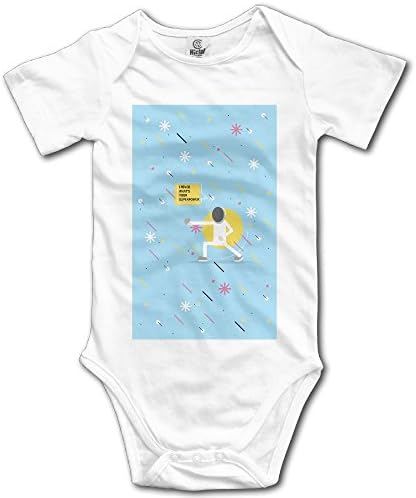 GUODONG Infant Fencing I Fence What's Your Super Power Short Sleeve Unisex Baby Bodysuit Onesie