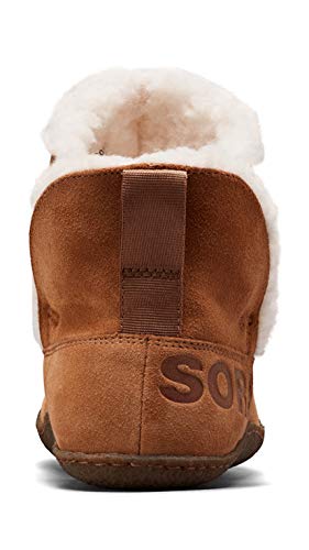 Sorel-Womens-Nakiska-Bootie-House-Slippers-with-Suede-and-Faux-Fur-Lining