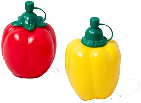 Blubright- 2 Piece Ketchup and Mustard Dispenser Bottle Set – 8 Ounce