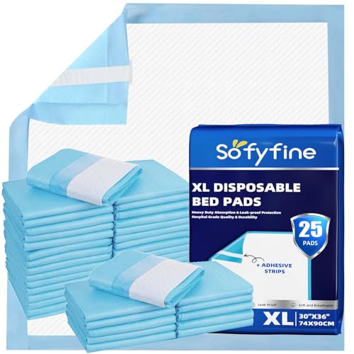 SOFYFINE Adhesive Disposable Incontinence Underpads