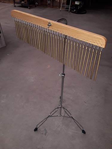 Kenneth 36 Tone Bar Pipe Chimes Musical Percussion Instrument Suitable for Enhancing Choir Music