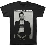Johnny Cash Men's American Rebel Mugshot T-shirt Black