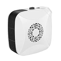 hitonsmusu 700W Winter Portable Mini Electric Fan Heater Hand Warmer, Fast Heating Space Heater for Home Office White US Plug