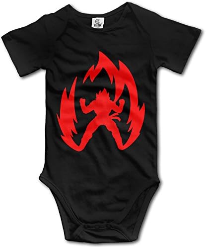 Kakakaoo Dragon Ball Z Super Saiyan Goku Babys Baby Climbing Clothes Black