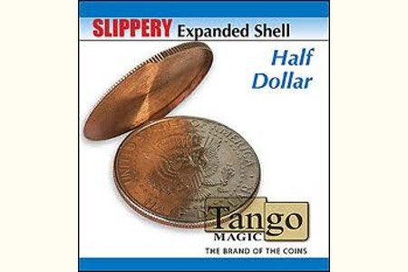 Slippery Expanded Shell (Half Dollar w/DVD) by Tango-Trick (D0091)