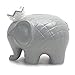 Child to Cherish Ceramic Coco Elephant Piggy Bank, Gray