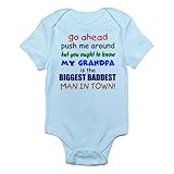 CafePress Infant Bodysuit - Baddest Grandpa Infant Bodysuit