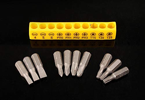 Enhanced Edition Flexible Extension Screwdriver Drill Bit Kit Adaptor w/Magnetic Connect Drive Shaft Tip | 1/4 in Power drill adapter + 1/4 in Extender Extend Drill Bit+Drill Bit Recept