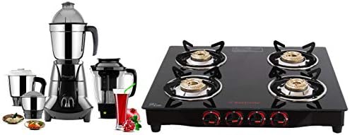 Butterfly Jet Elite 750W Mixer Grinder with Burner Gas Stove