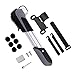 WOTOW Bike Frame Mini Pump, Bicycle Portable Pump Fit Presta & Schrader Tire Repair Patch Kit with Glueless Puncture Cycling inflator 120 PSI No Valve Changing for Road Mountain and BMX Bikes