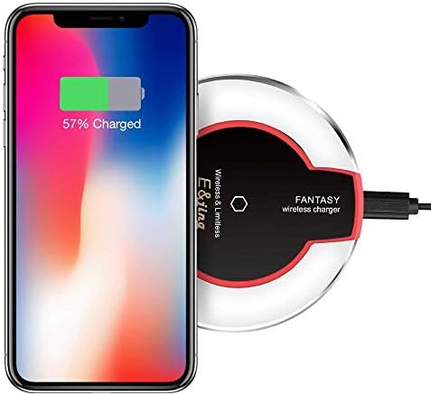 Wireless Charger, QI E&jing Wireless Charging Pad for Apple iPhone X iPhone 8/8 Plus Samsung Note 8 S8/S8 Plus/S7/S7 Edge/S6 Nexus 7/6/5/4(2013) Nokia Lumia 920 LG Optimus Vu2 Wireless Charger