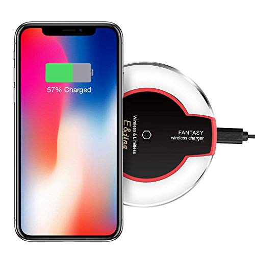 Wireless Charger, QI E&jing Wireless Charging Pad for Apple iPhone X iPhone 8/8 Plus Samsung Note 8 S8/S8 Plus/S7/S7 Edge/S6 Nexus 7/6/5/4(2013) Nokia Lumia 920 LG Optimus Vu2 Wireless Charger