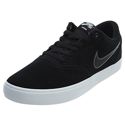 NIKE Unisex SB Check Solar Black/Black White Skate Shoe 10 M