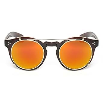 G&T Retro Fashion Removable Clip-on Colored lens Clear