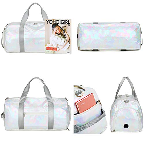 Sport Gym Duffle Travel Bag for Men Women with Shoe Compartment, Wet ...
