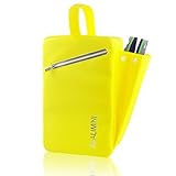 Alalimini Beach Bag Tote Waterproof Summer Large Handbags Shoes Bags Portable Travel Bags Easy to Care Clean for swimming pools,beach,gym room (yellow)