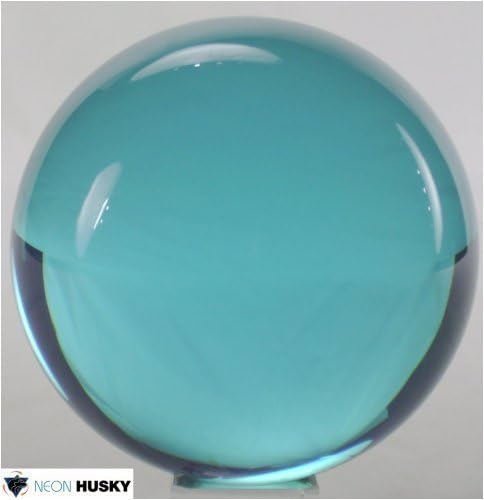 Colored Acrylic Ball - 90mm Caribbean Blue by Neon Husky