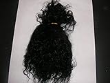 KID MOHAIR NATURAL CURLY DOLL HAIR REBORN MOHAIR DOLL MAKING - 10 GRAMS VARIOUS COLOURS (BLACK)