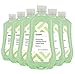 Amazon Brand - Solimo Foaming Antibacterial Soap Refill, Pear Scent, Triclosan-Free, 32 Fluid Ounces (ONLY Fits Foaming Dispensers), Pack of 6