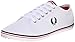 Fred Perry  KINGSTON TWILL Shoe, White, 9 D UK (10 US)