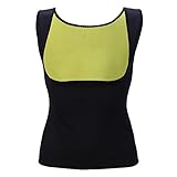 MISS MOLY Women's Slimming Vest Body Shaper Shirt for Weight Loss Neoprene Black