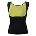 MISS MOLY Women's Slimming Vest Body Shaper Shirt for Weight Loss Neoprene Black M