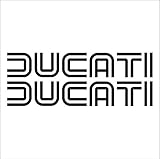 Crawford Graphix Ducati Lines Decals Stickers - Ducati 1098 Superbike 999 749 848 Monster Hypermotard 1100 996 Sport Touring (6