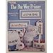 The Pee Wee Primer: Alphabets For Boys And Girls (Cross Stitch, Craft Book) (Leisure Arts #964) by 