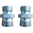 2Pcs M14 to M16 Fittings Adapters Excavator Hydraulic Hose Pipe Thread Connector