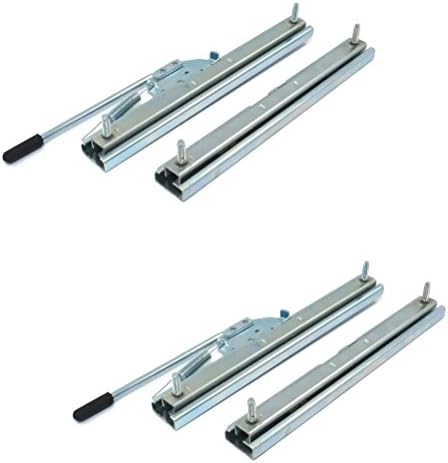 (2) New Adjustable SLIDE TRACK KITS for Milsco High Back Seats XB200 XB180 XB150