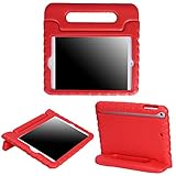 HDE Kids Case for iPad Mini 2 3 -Shock Proof Rugged Heavy Duty Impact Resistant Protective Cover Handle Stand for Apple iPad Mini 1 2 3 Retina (Red)