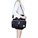 Tote Handbags,Nylon Crossbody Bag,ZYSUN Purses and Satchel Handbags for Women (Black/606)