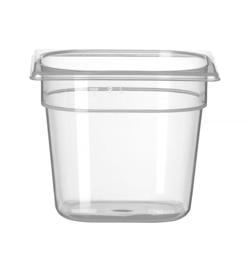 HENDI 880418 Gastronorm container 1/6, PP, 176 x 162 x (H) 150 mm, 2.4 Litre