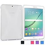 Tab S2 9.7 Case, LK [Perfect Fit] X Design Slim TPU Gel Rubber Soft Skin Case Cover for Sasmung Galaxy Tab S2 9.7 + Free Stylus Pen (Frost Clear)