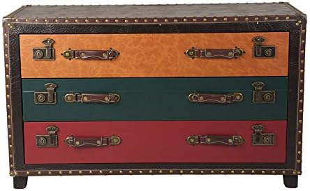 Homeelements Luggage Style Chest Of Drawers Multi Colour Amazon
