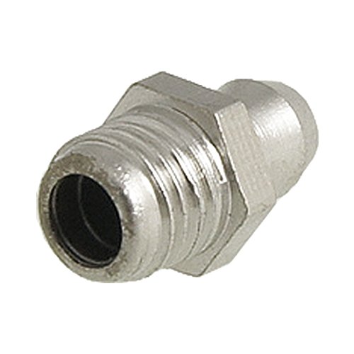 uxcell M8 5/16" Male Thread Straight Grease Nipple Zerk Fitting Nozzle