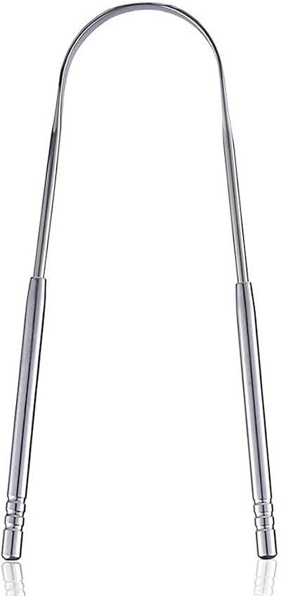 HouChanges Stainless Steel Tongue Scraper U Shape for Fresh Breath